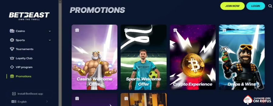 Betbeast casino bonus