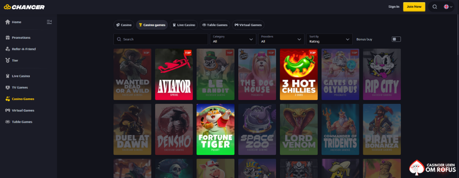 Chancerbet Casino slot