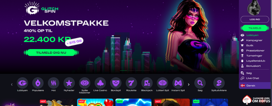 GlitchSpin Casino