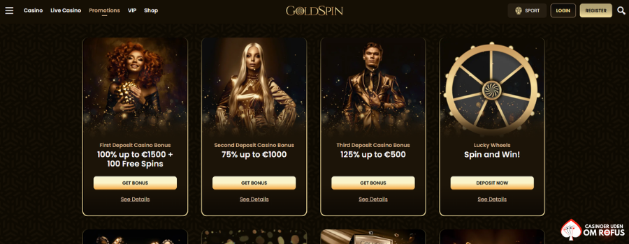 Goldspin Casino bonus