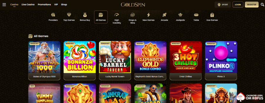 Goldspin Casino slot