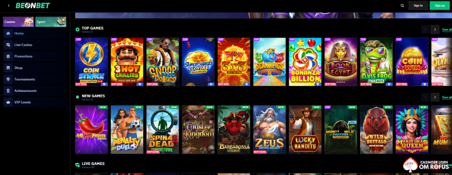 Beonbet casino slot