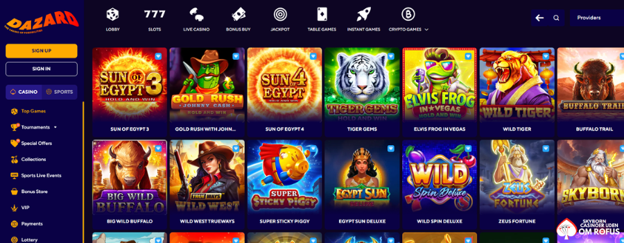 Dazard casino slot