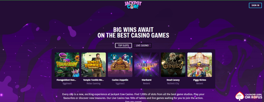 Jackpot Cow Casino slot