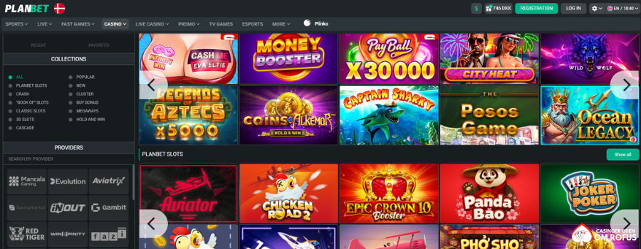 Planbet casino slot