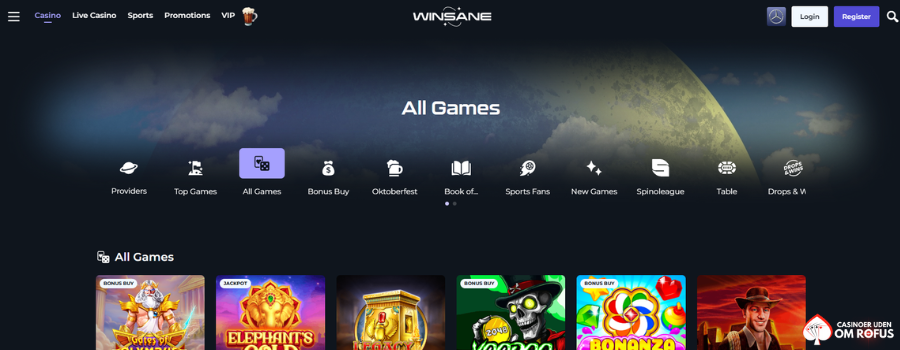 Winsane Casino slot