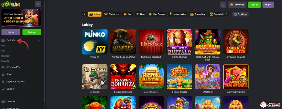 Spinline Сasino Spil